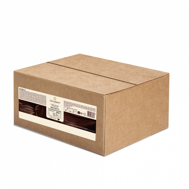 COB.NEGRA SIN AZUCAR 53.9% CALLEBAUT, CAJA 10 KG