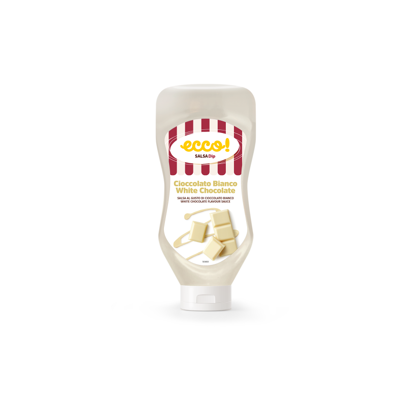 SALSA CIOCCIOLATO BIANCO - ECCO - BOTELLA 1KG