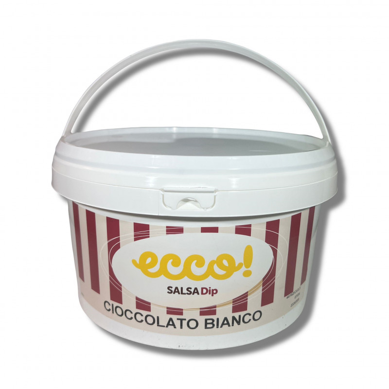 SALSA CIOCIOLATO BIANCO - ECCO - CUBO 3.5KG