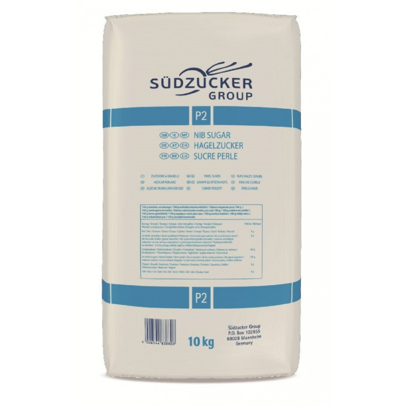 AZUCAR PERLADO P2/C20 SACO 10 KG