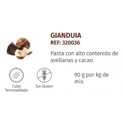 PASTA CREMA GIANDUIA - ECCO - CUBO 3.5KG
