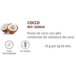 PASTA FRUTA COCO - ECCO - CUBO 3KG