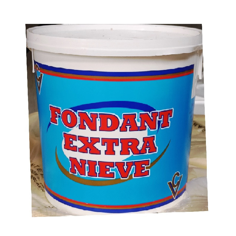 FONDANT EXTRA BLANCO VILAMAJO, CUBO 15 KG