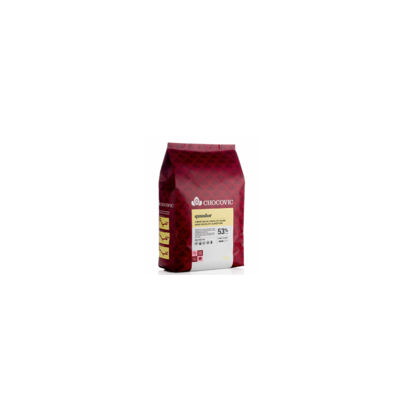 COB.NEGRA QUADOR 53% CHOCOVIC, BOLSA 5 KG