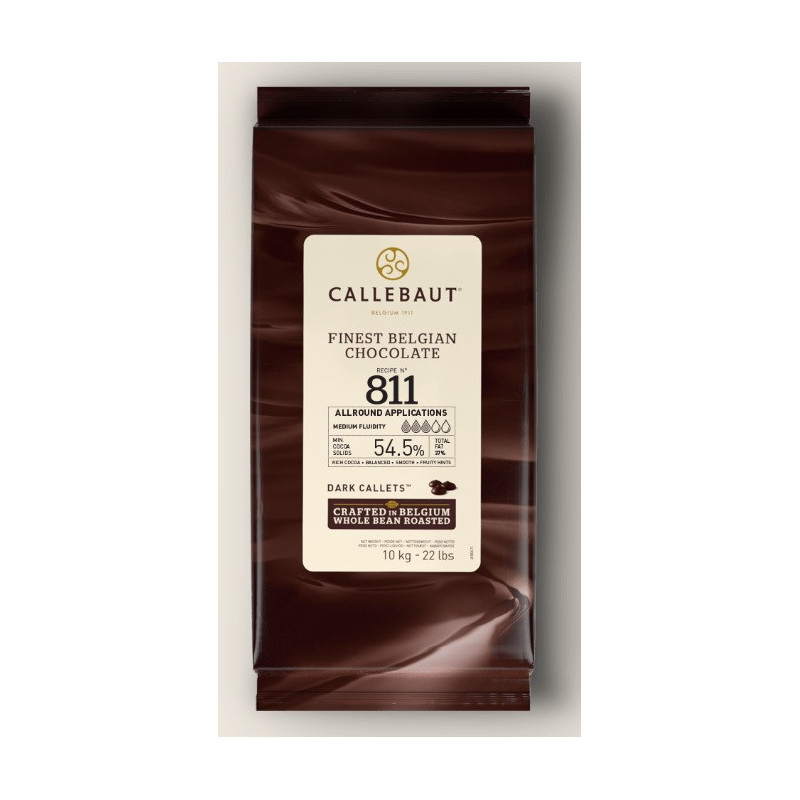 COB.NEGRA 811NV-54,5% CALLEBAUT BOLSA 10 KG.