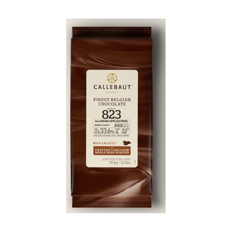 COB.LECHE 823NV-33,6% CALLEBAUT  BOLSA 10 KG