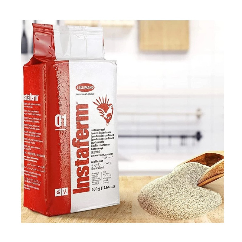 LEVADURA SECA INSTAFERM(01) PAQUETE 500 GR