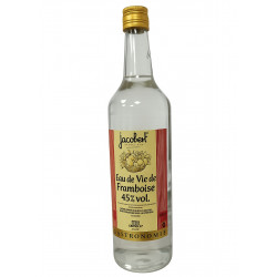 AGUARDIENTE FRAMBUESA JACOBERT 45º, BOTELLA 1 LT.