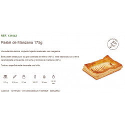 PASTEL MANZANA 175G/27U (131043) COBOPA