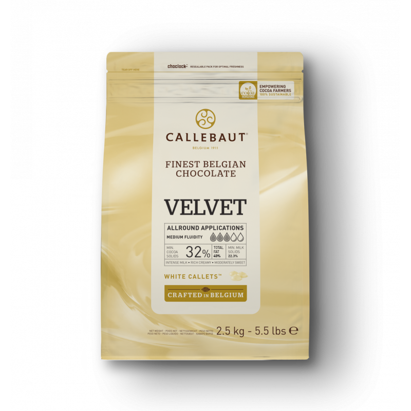 COB.VELVET BLANCA 33.1% CALLEBAUT CAJA 20 KG
