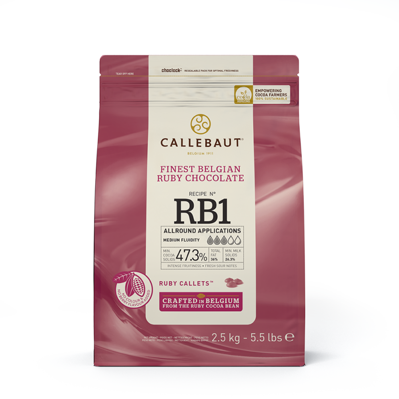 COB.RUBY RB1 - 32.5% CALLEBAUT - BOLSA 2.5 KG