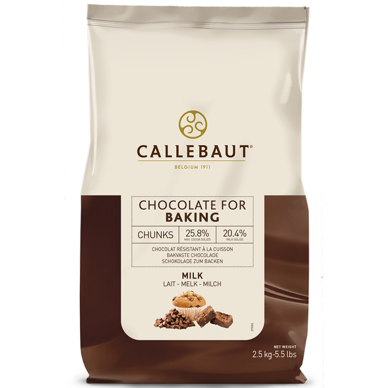 CHUNKS CHOCO LECHE-L-27% CACAO CALLEB, 10 KG