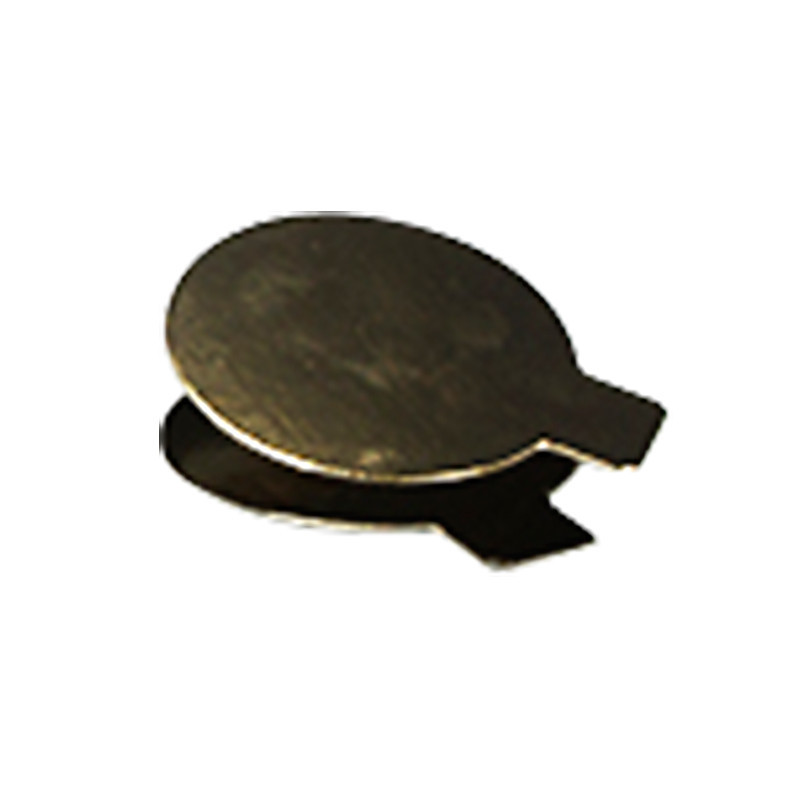 DISCO DE CARTON ORO/NEGRO MINI 8CM 300UND (540213)