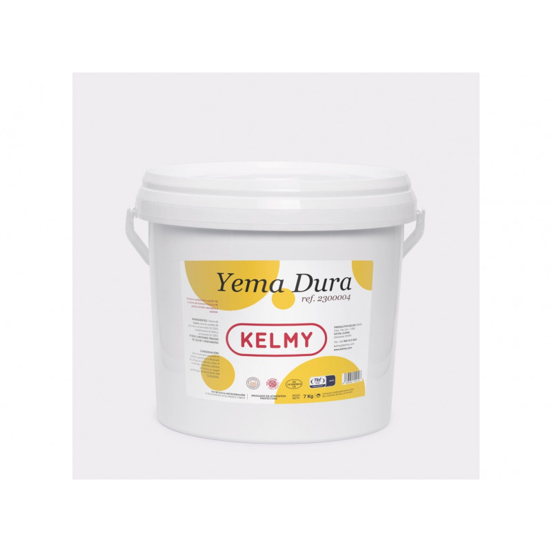 YEMA DURA KELMY 50%YEMA/50%AZUCAR, CUBO 7 KG.