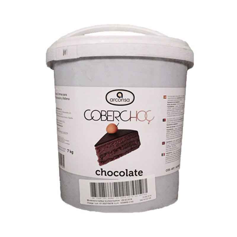 COBERCHOC CHOCOLATE, CUBO 7 KG.