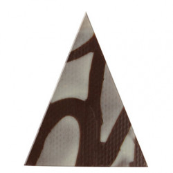 TRIANGULO MIX BLANCO/NEGRO 30x30MM/420U. (427610)